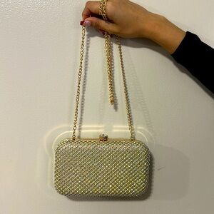 BRAND NEW Dasein rhinestone clutch